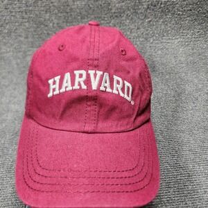 Harvard Hat Men Adjustable Strap Embroidered Cap Cotton The Coop